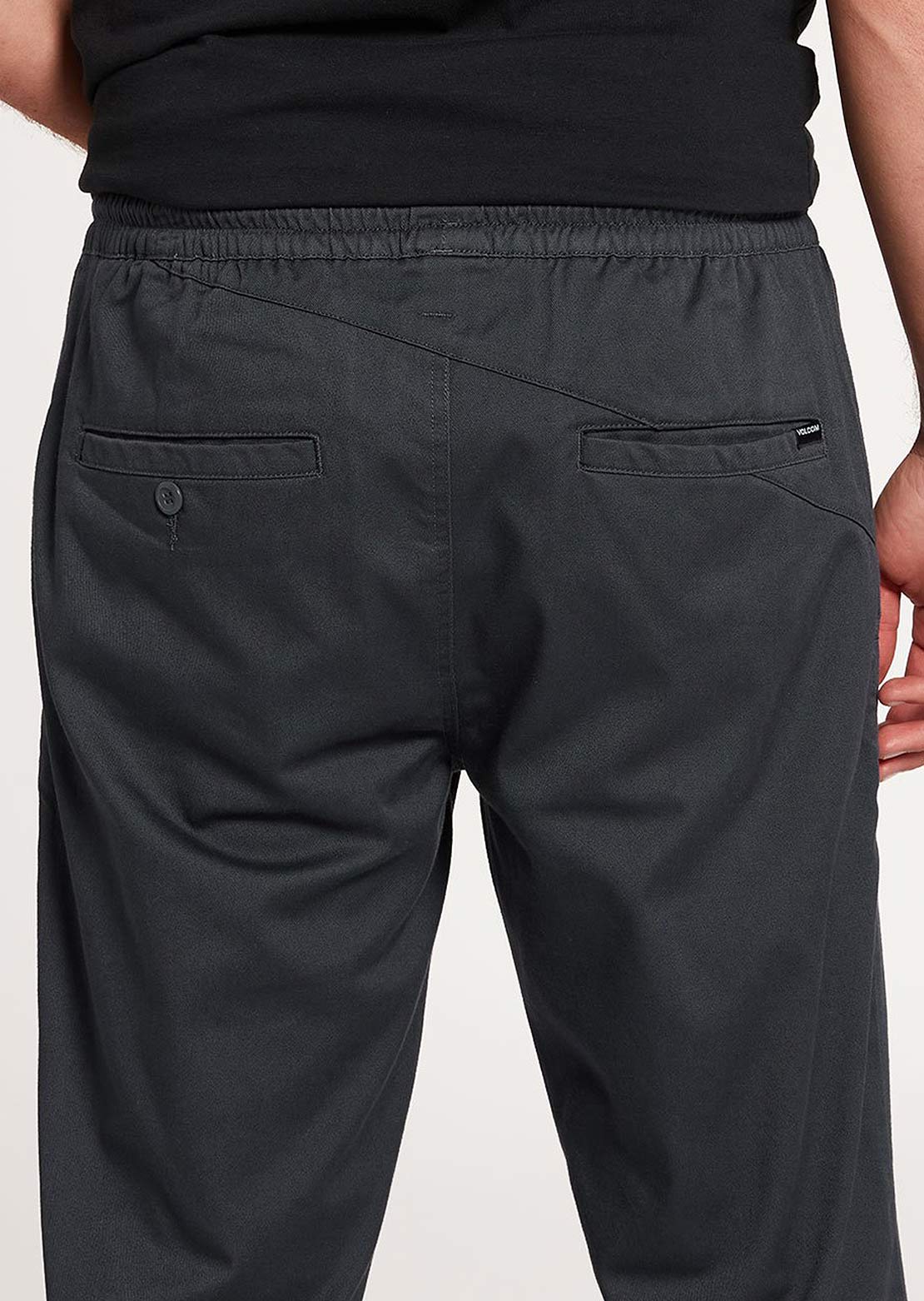 Volcom Men&#39;s Frickin Slim Jogger Pants Charcoal