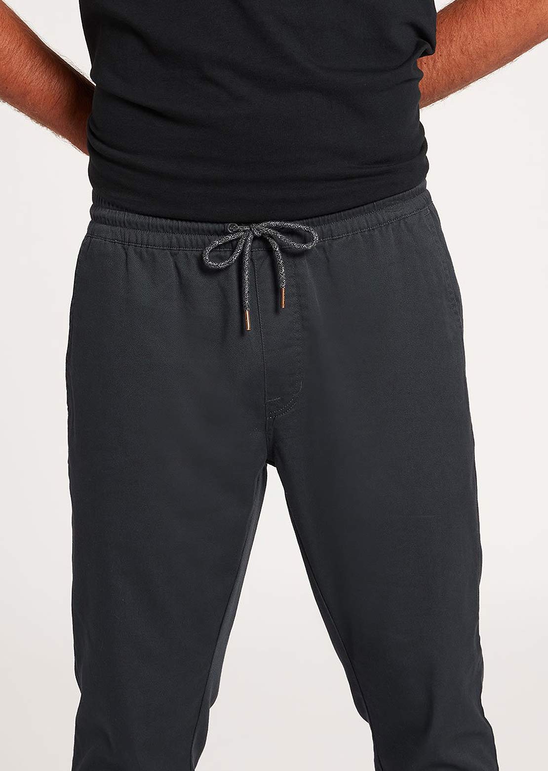 Volcom Men&#39;s Frickin Slim Jogger Pants Charcoal