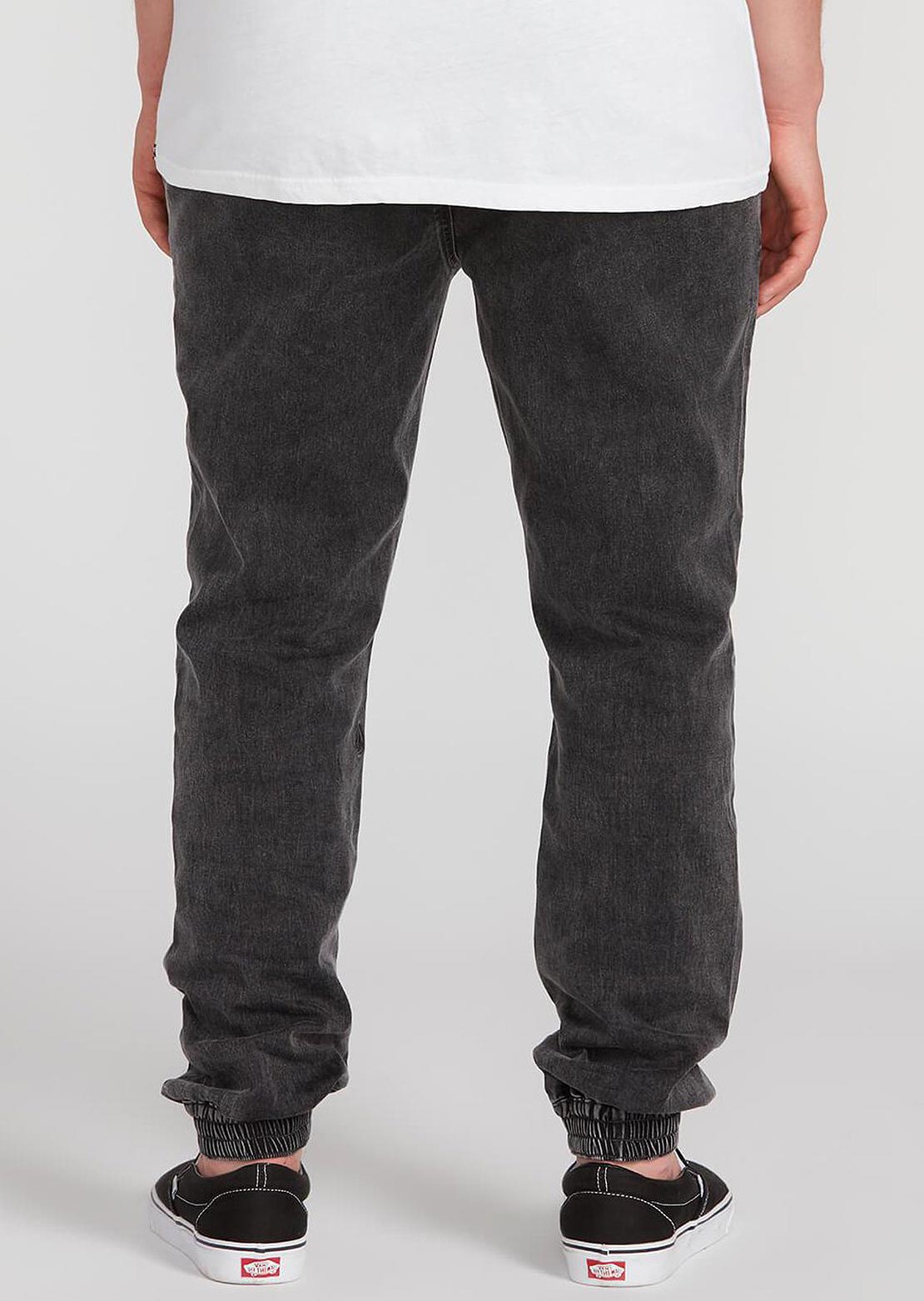 Volcom Men&#39;s Chino Frickin Slim Jogger Pants Stealth