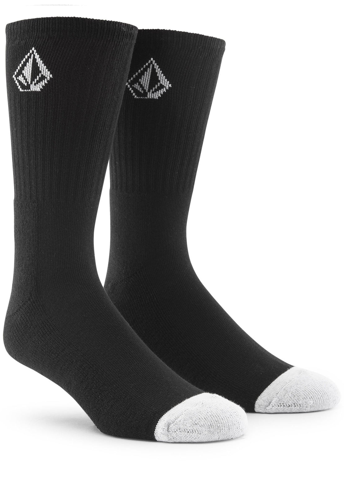 Volcom Men&#39;s Full Stone 3-Pack Socks Black