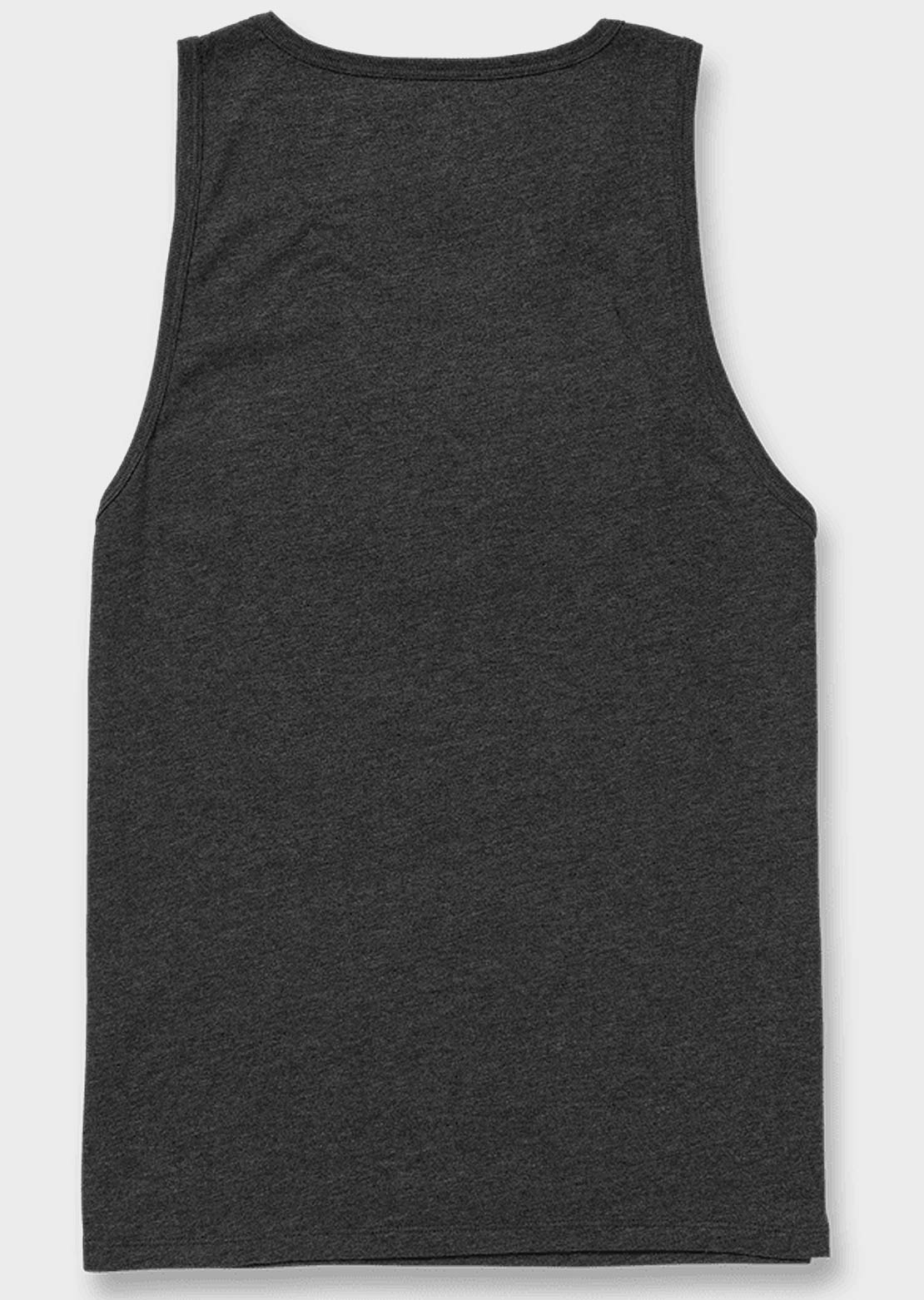 Volcom Men's Solid Heather Tank Dark Black Heather
