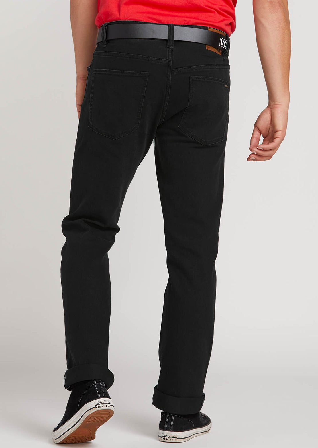 Volcom Men’s Solver Jeans Blackout