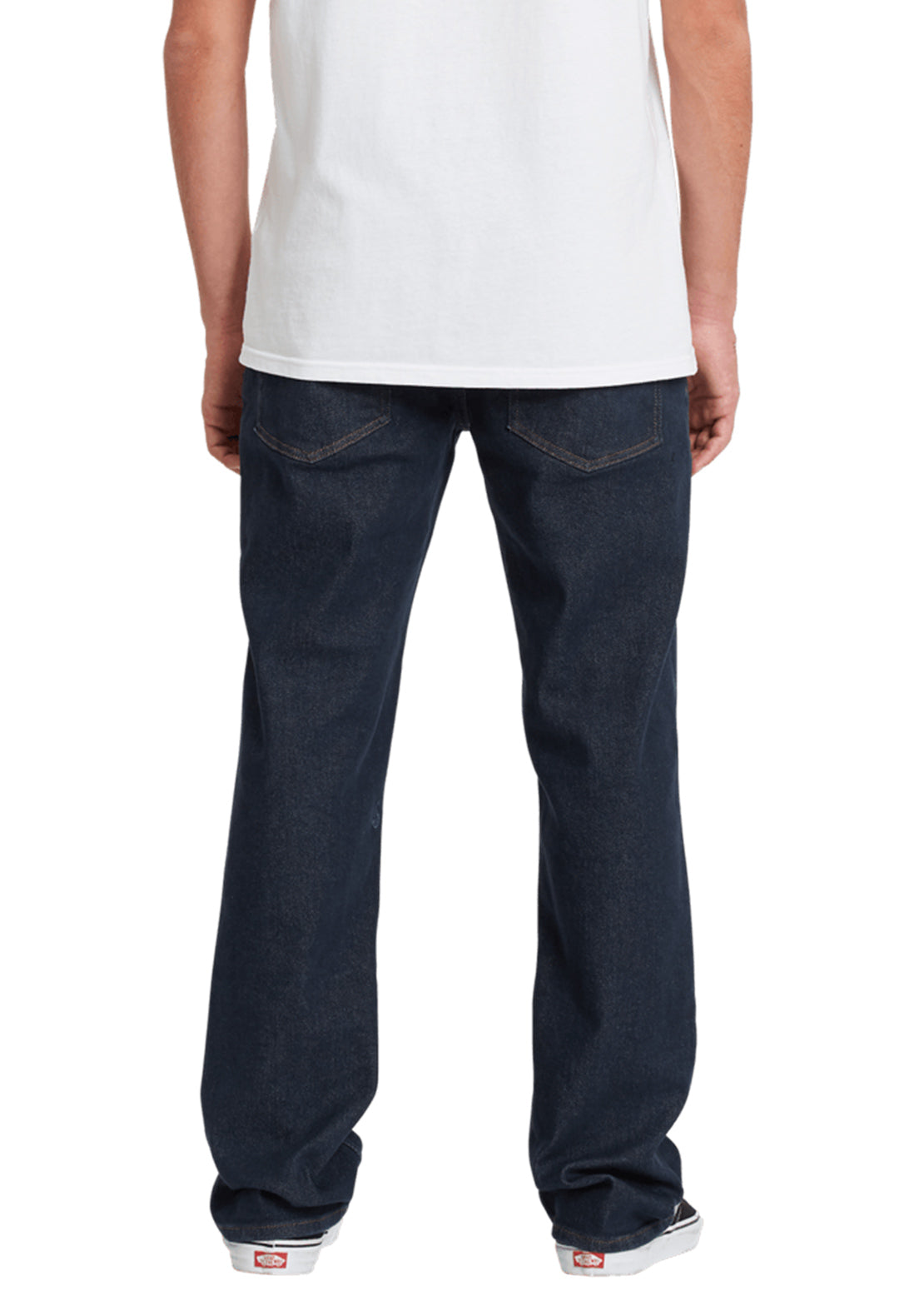 Volcom Men&#39;s Solver Jeans Grey Indigo Rinse