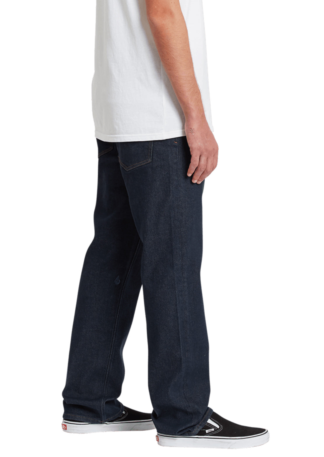 Volcom Men&#39;s Solver Jeans Grey Indigo Rinse