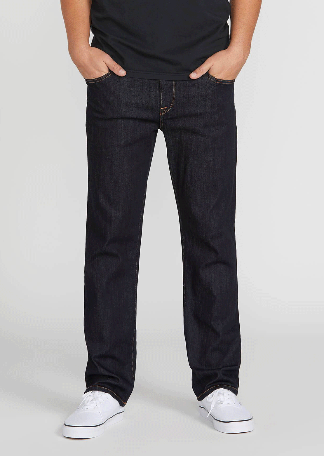 Volcom Men’s Solver Jeans Rinse