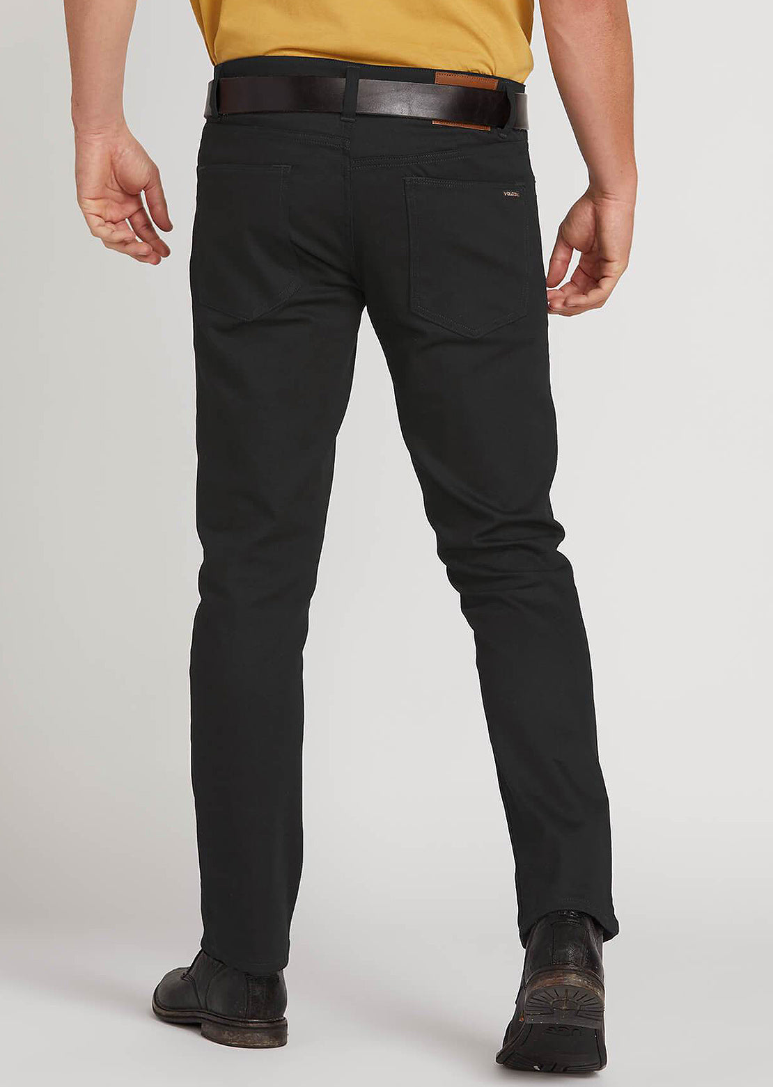 Volcom Men&#39;s Vorta Jeans Black On Black