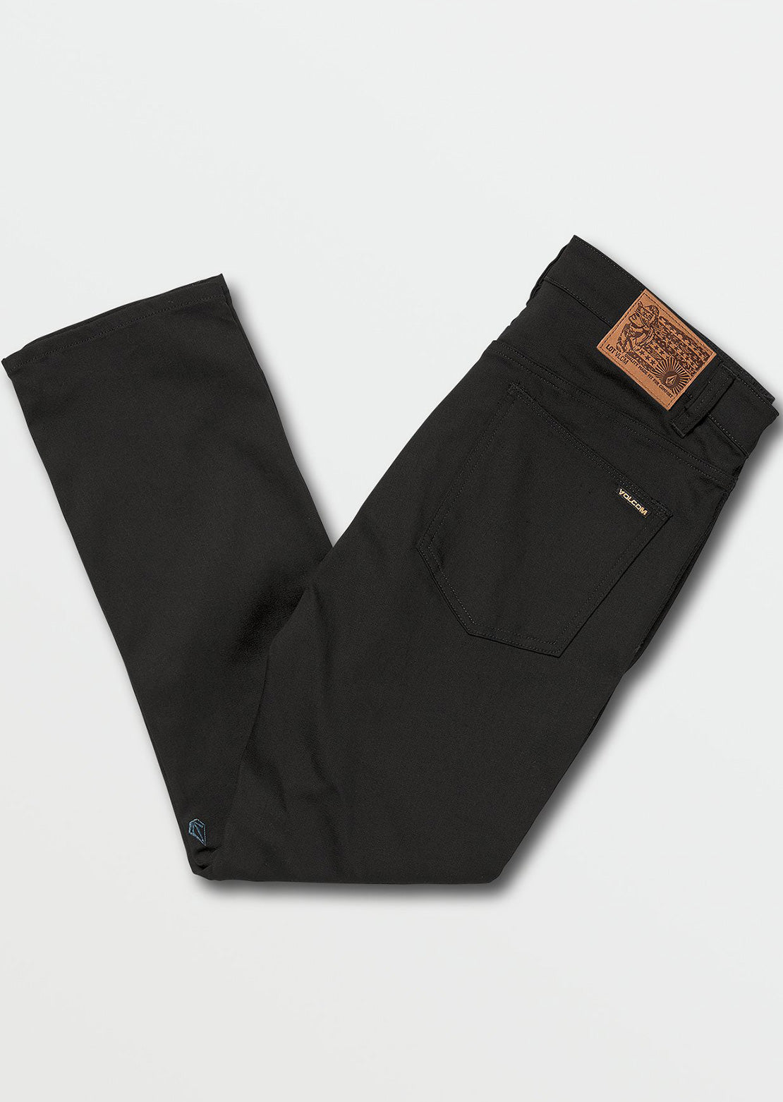 Volcom Men&#39;s Vorta Jeans Black On Black