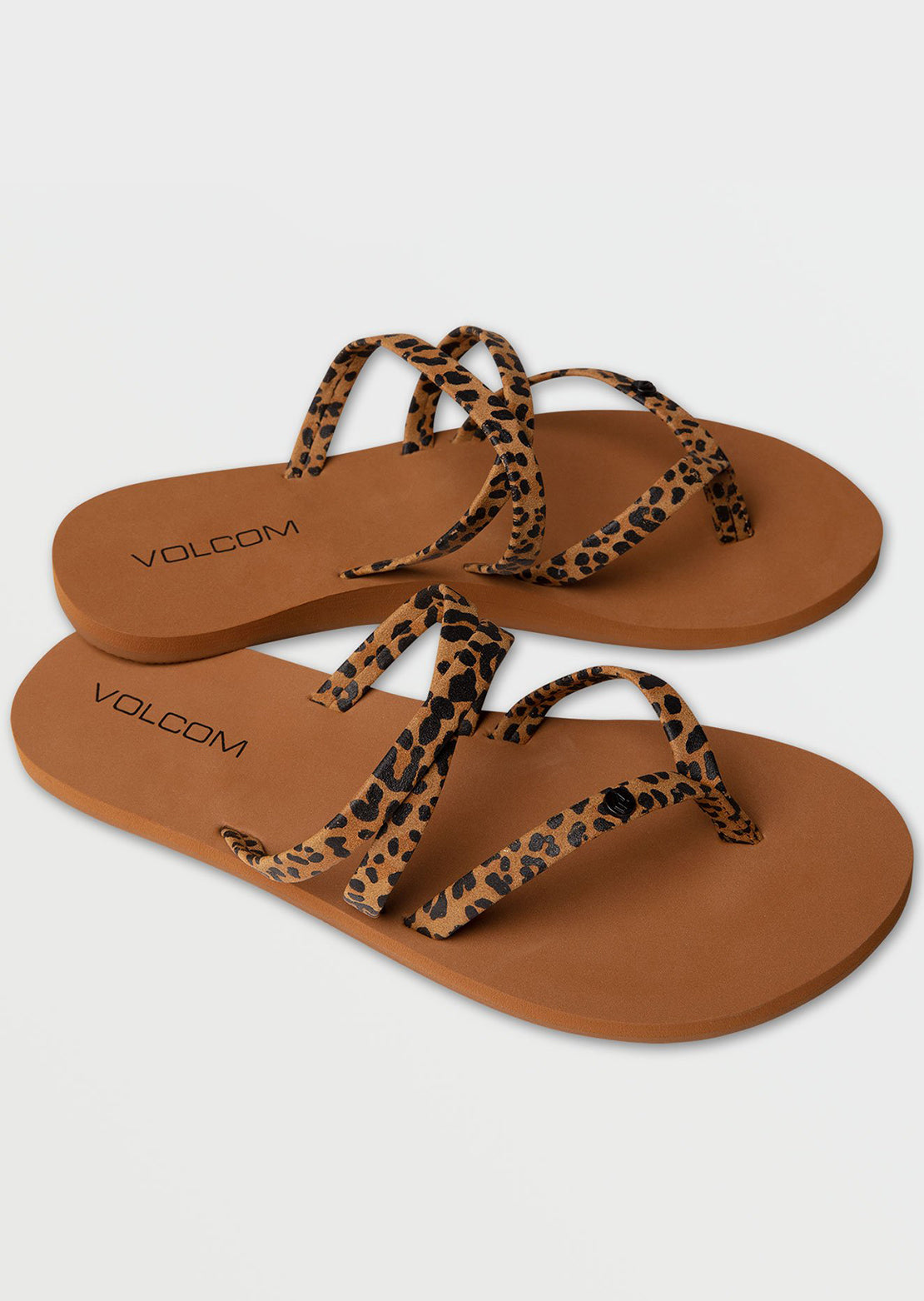 Volcom Women&#39;s Easy Breezy II Sandals Cheetah