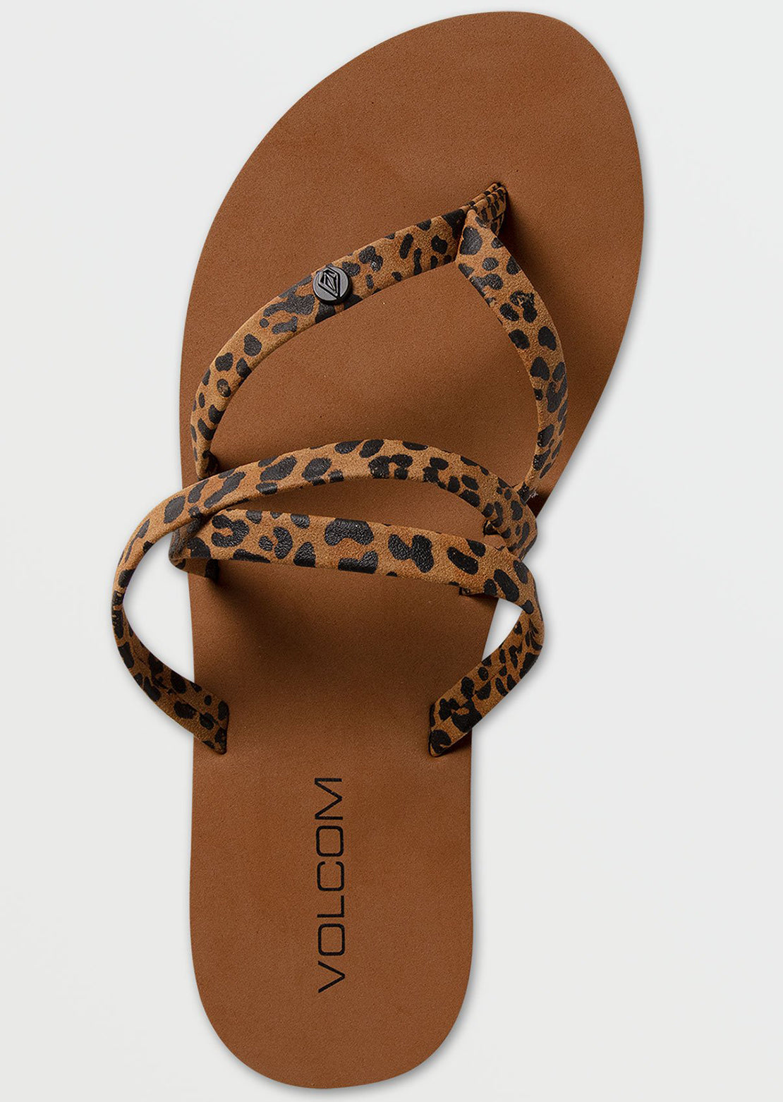 Volcom Women&#39;s Easy Breezy II Sandals Cheetah
