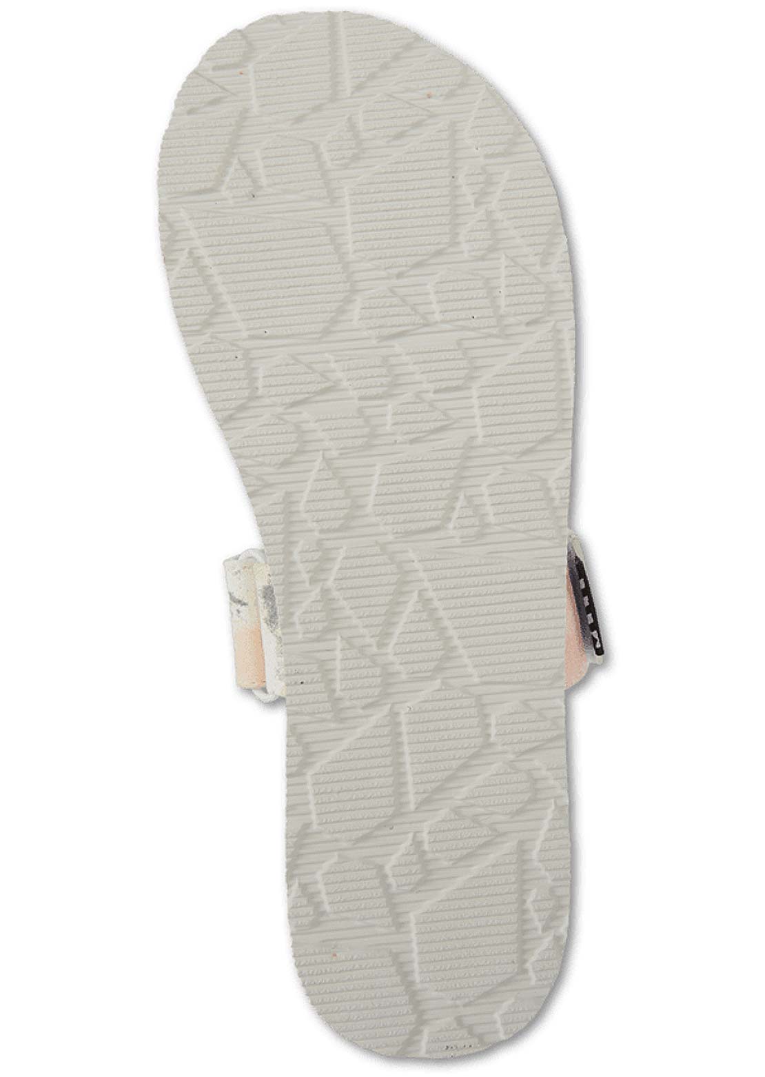 Volcom Women&#39;s Eco Recliner Slide Sandals Star White