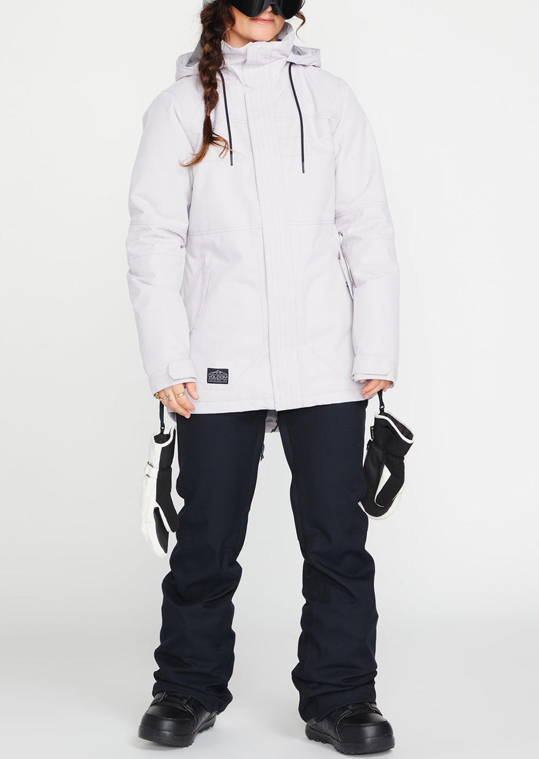 Volcom Women's Fawn Insulated Jacket Amethyst Smoke