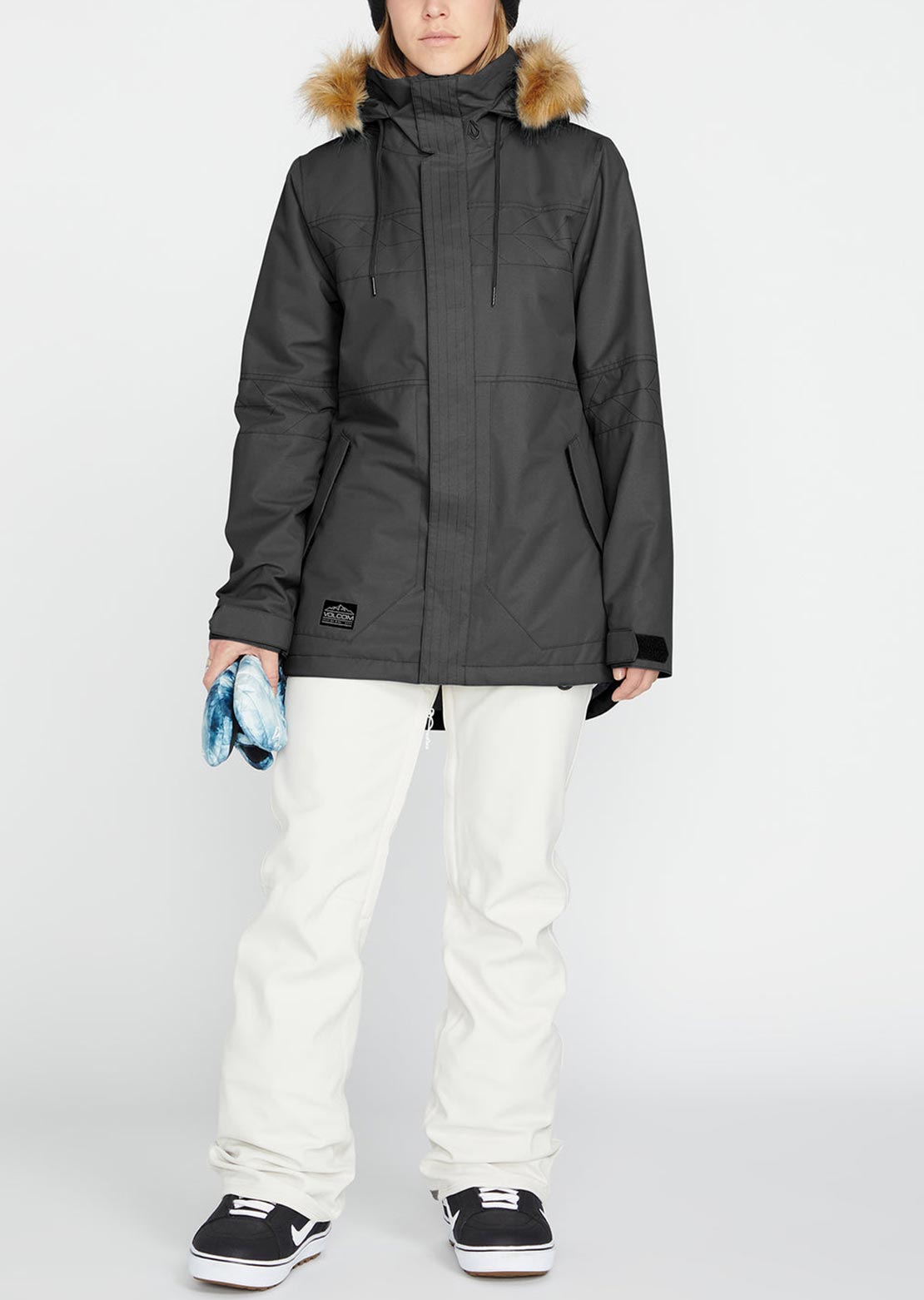 Volcom Women's Fawn Insulated Jacket Black