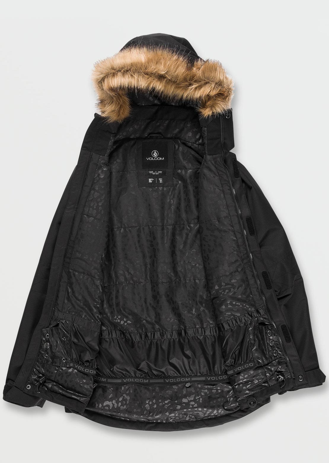 Volcom Women's Fawn Insulated Jacket Black