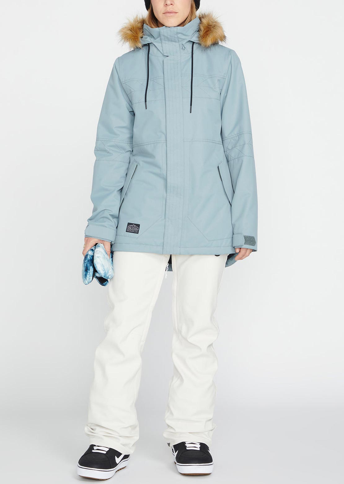 Volcom Women's Fawn Insulated Jacket Green Ash