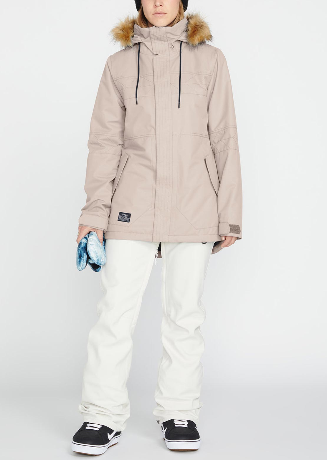 Volcom Women's Fawn Insulated Jacket Sand