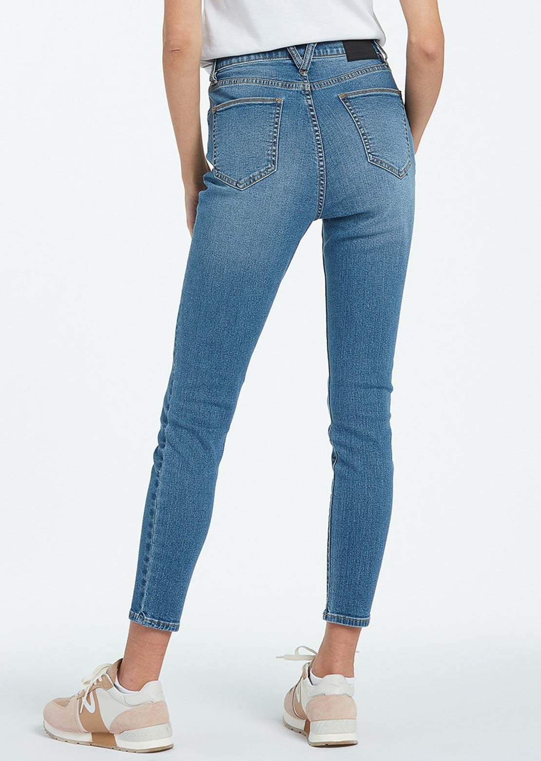 Volcom Women&#39;s Liberator High Rise Jeans Jasper Blue