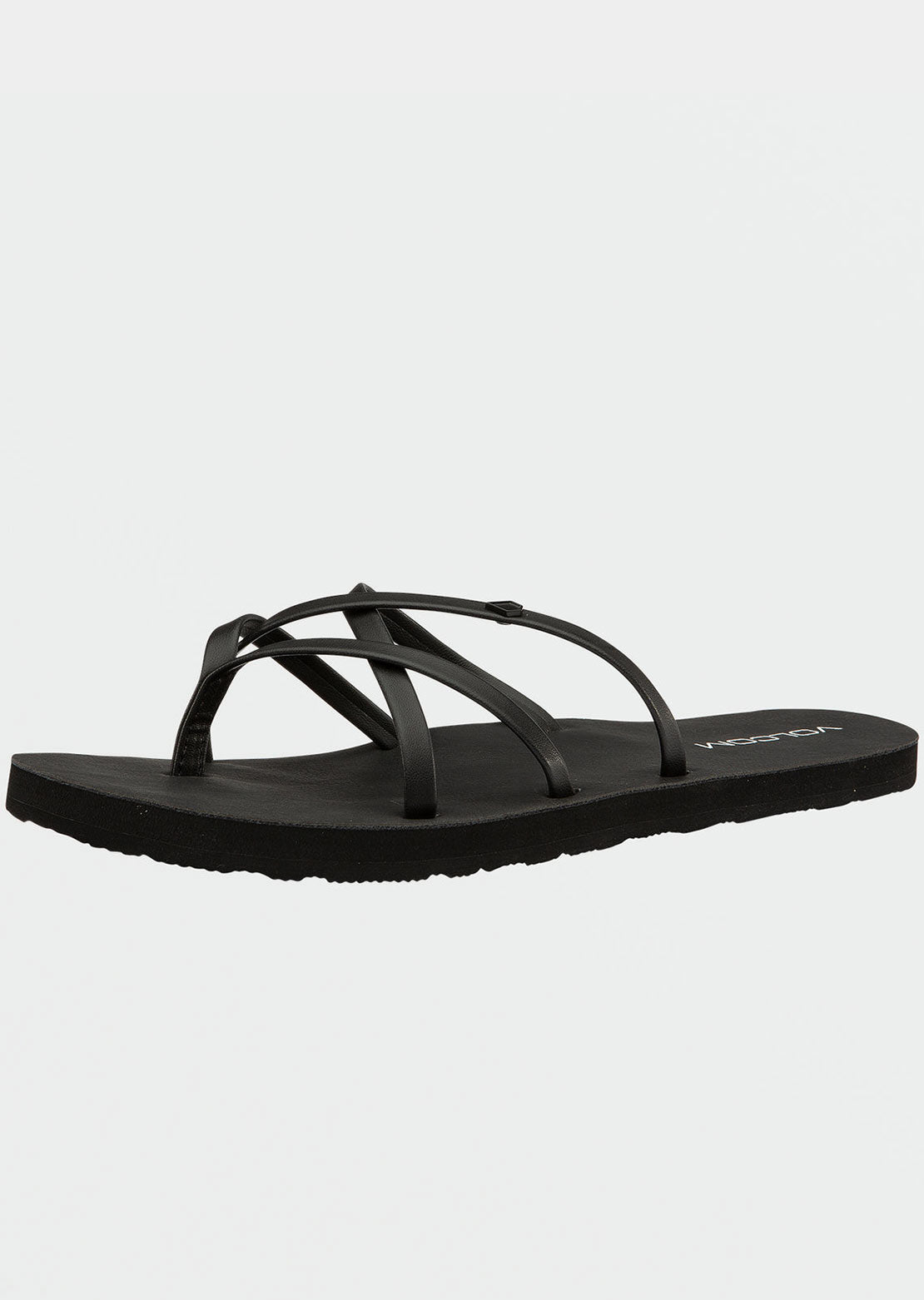 Volcom Women's New School II Sandals Black Out