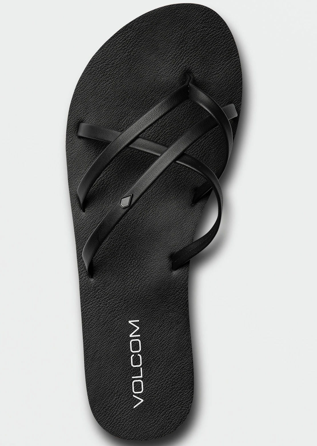 Volcom Women's New School II Sandals Black Out