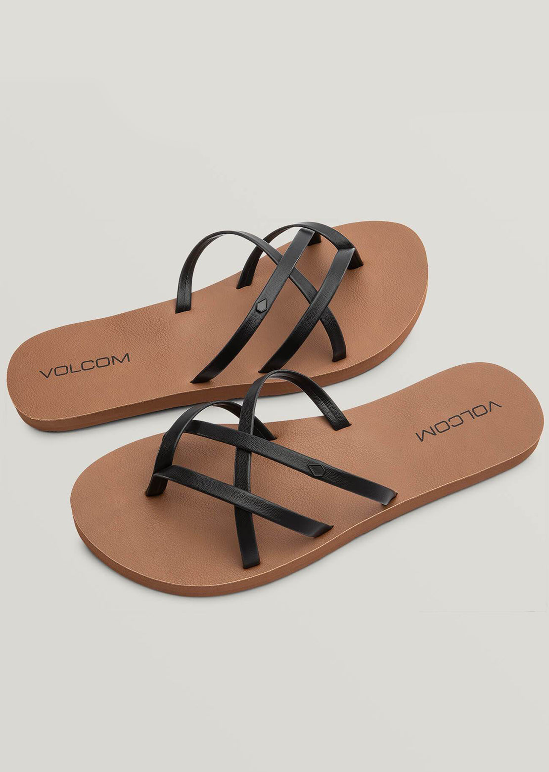 Volcom Women&#39;s New School II Sandals Black