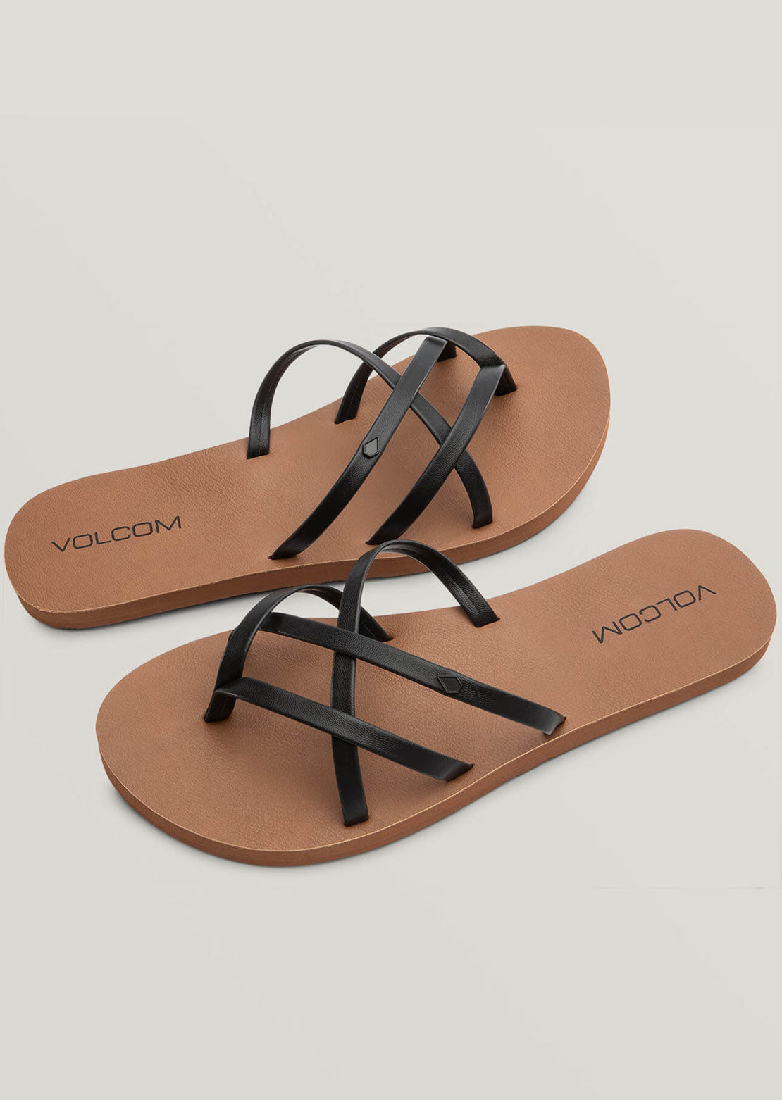 Volcom Women's New School II Sandals Black