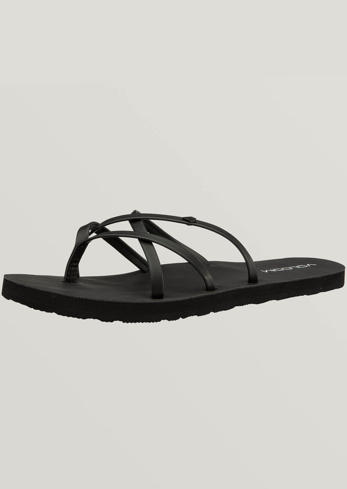 Volcom Women&#39;s New School II Sandals Blackout
