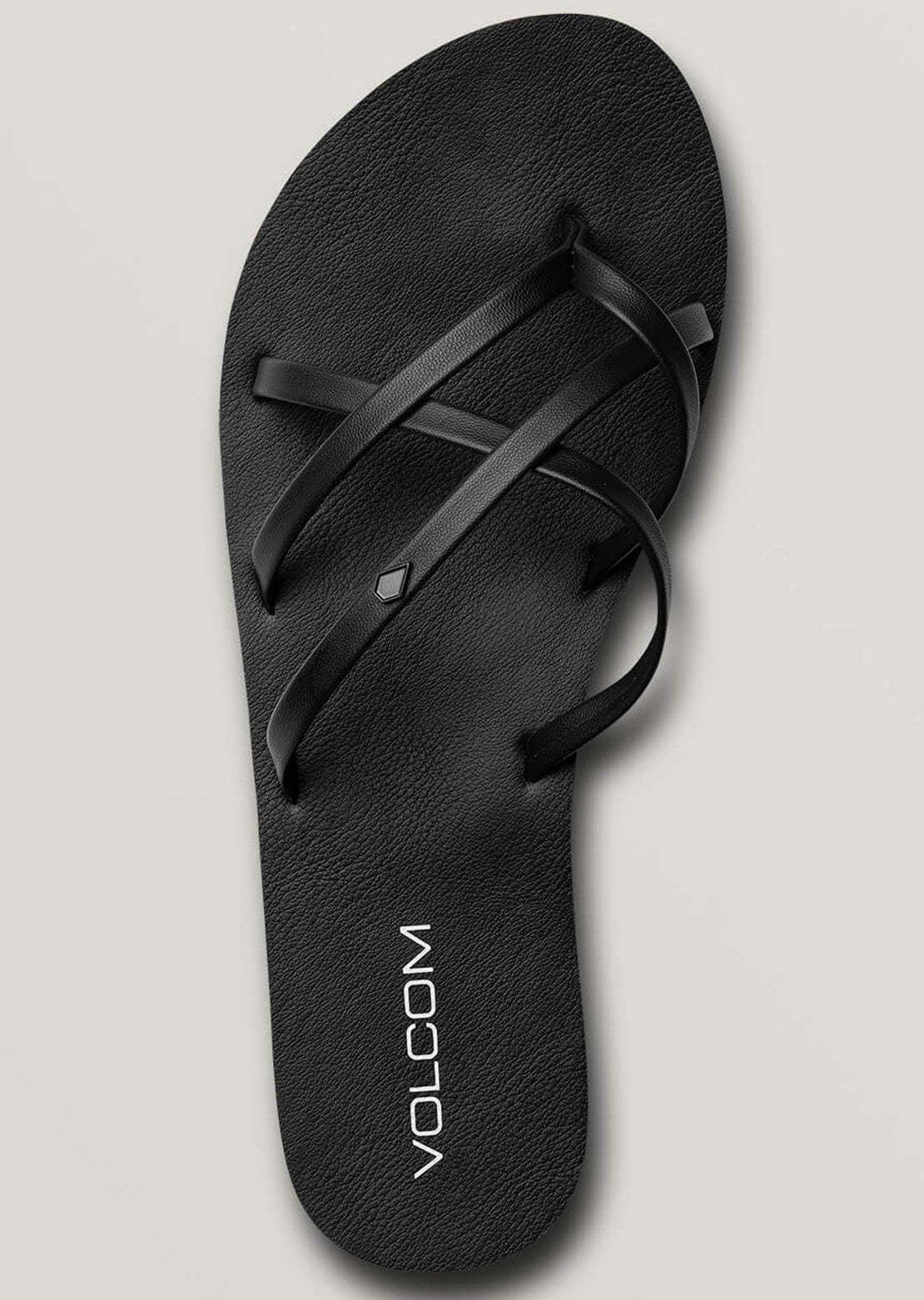 Volcom Women&#39;s New School II Sandals Blackout