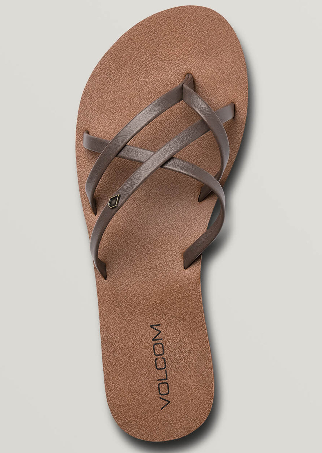 Volcom Women&#39;s New School II Sandals Brown