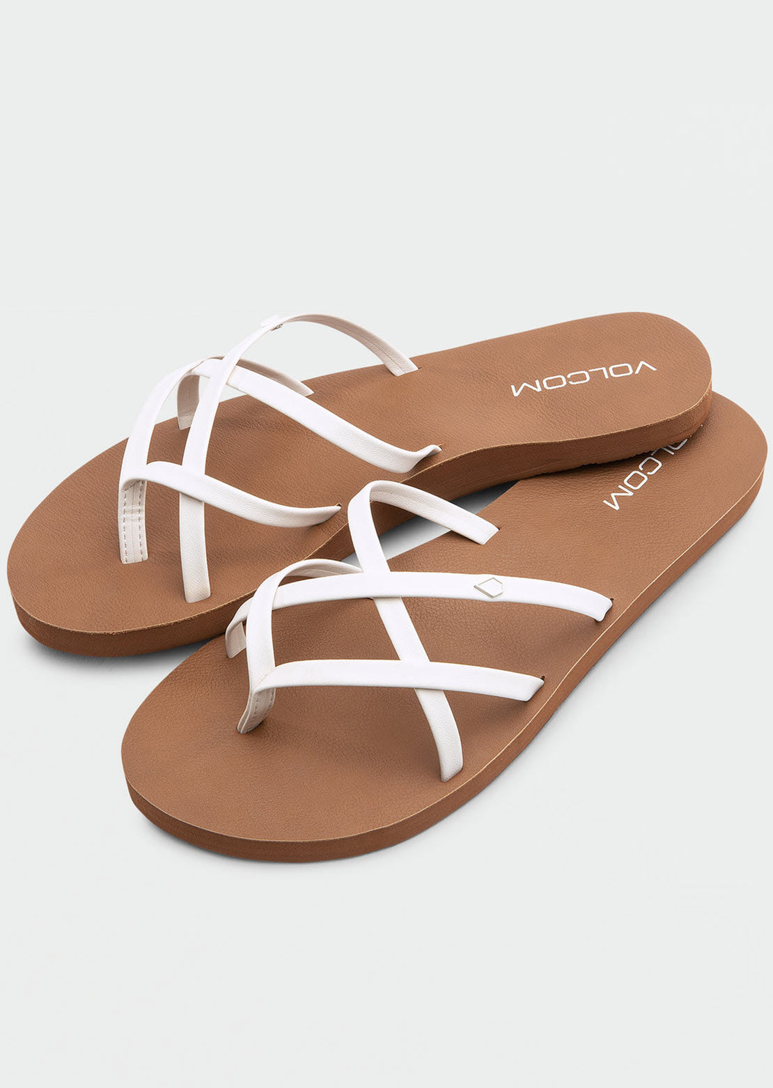 Volcom Women's New School II Sandals White