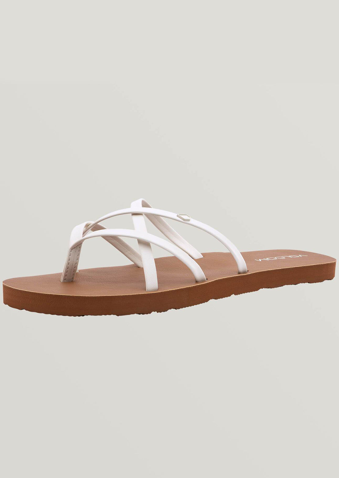 Volcom Women&#39;s New School II Sandals White