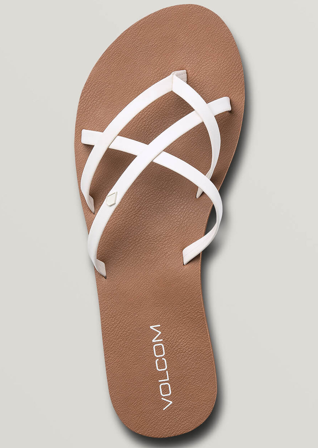 Volcom Women&#39;s New School II Sandals White