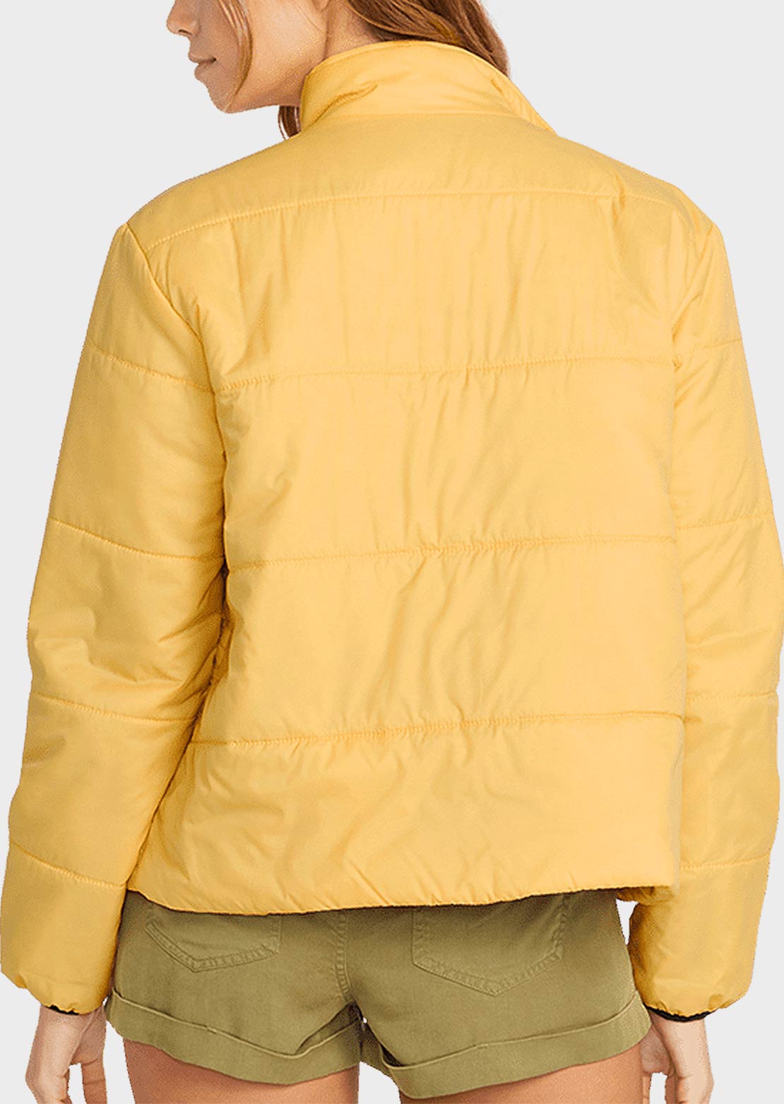 Volcom Women's Not Enuff Puff Jacket Dust Gold