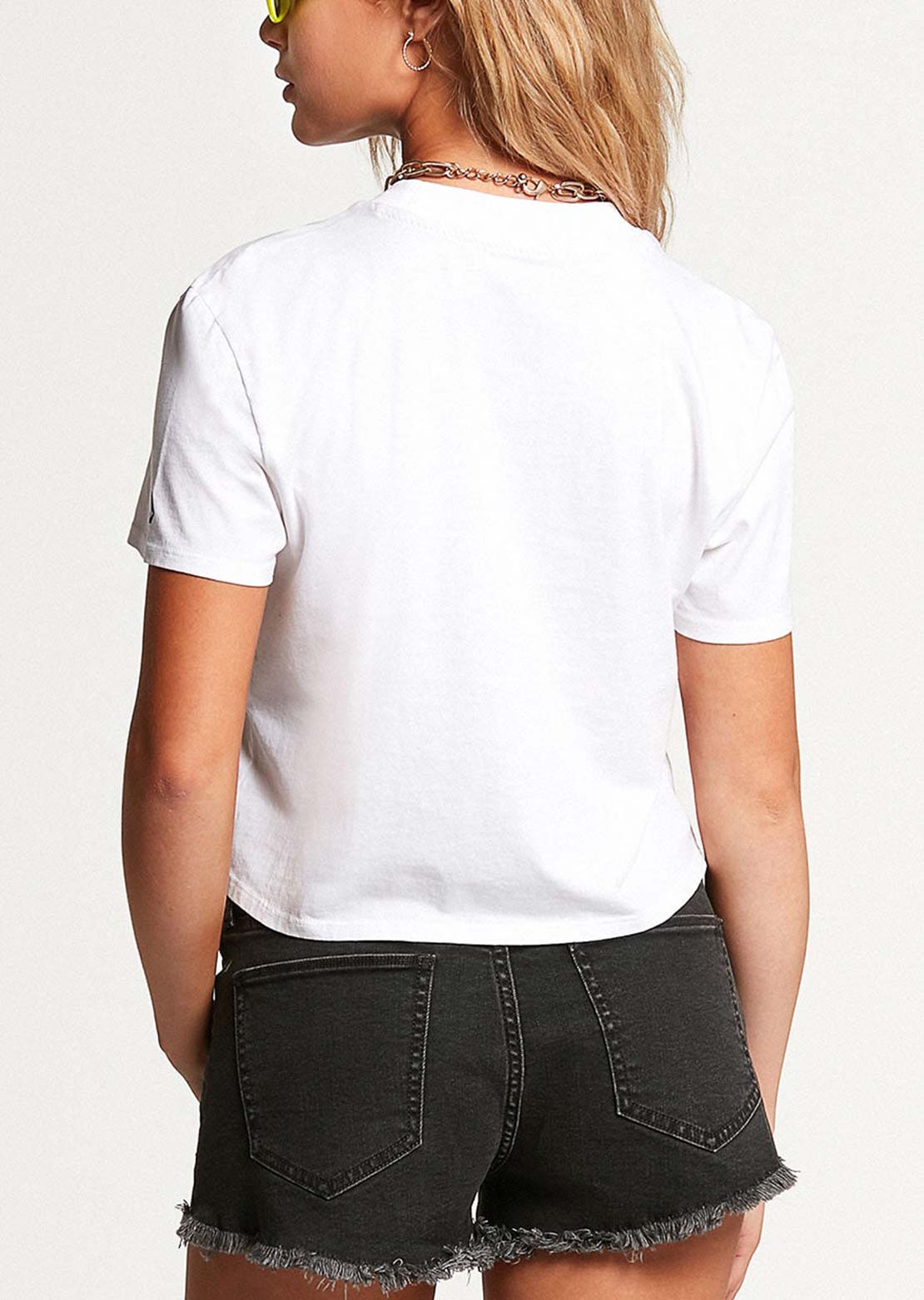 Volcom Women&#39;s Pocket Stone T-Shirt White