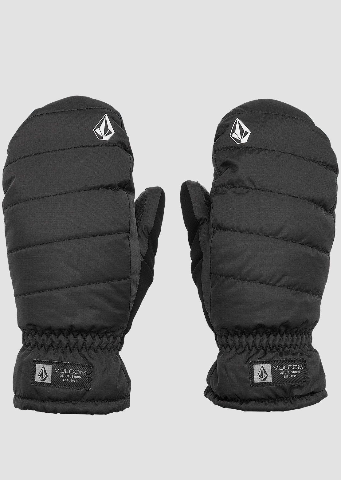 Volcom Women's Puff Puff Mitts Black