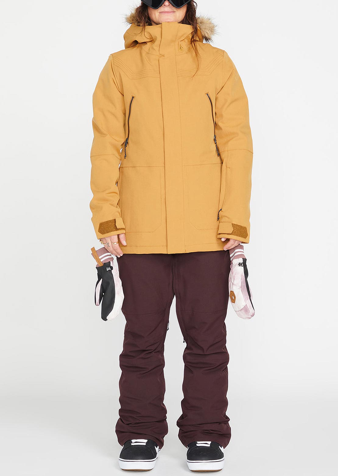 Volcom Women's Shadow Insulated Jacket Caramel