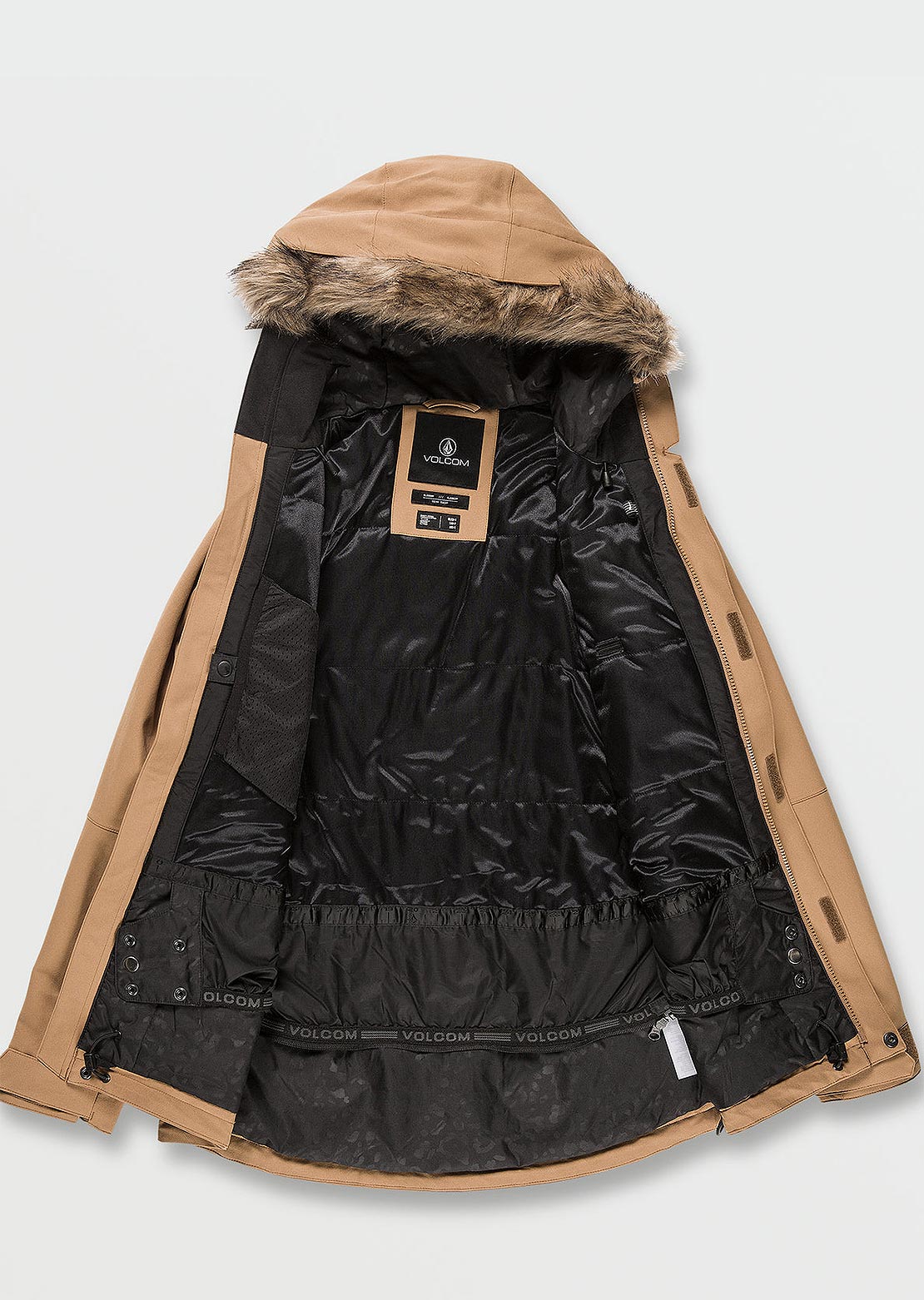 Volcom Women's Shadow Insulated Jacket Caramel