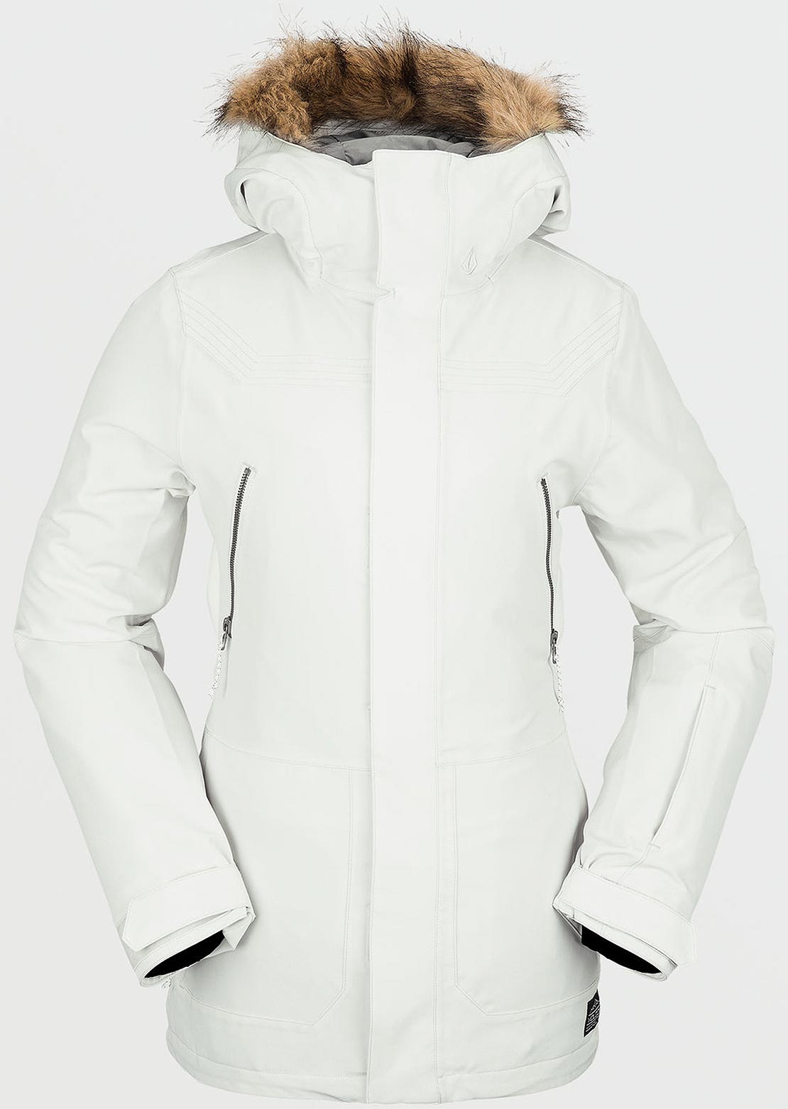 Volcom Women's Shadow Insulated Jacket Off White