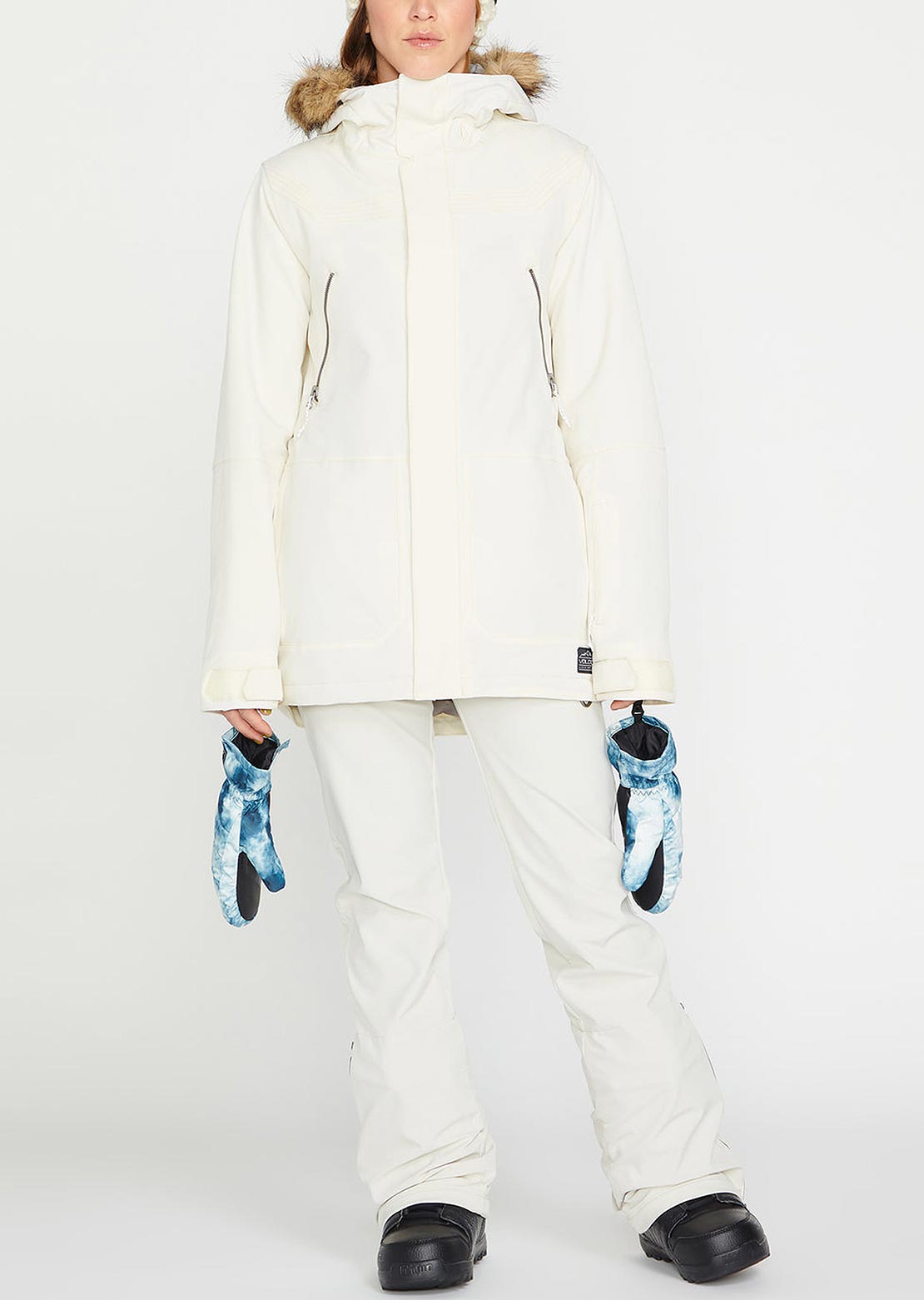 Volcom Women's Shadow Insulated Jacket Off White