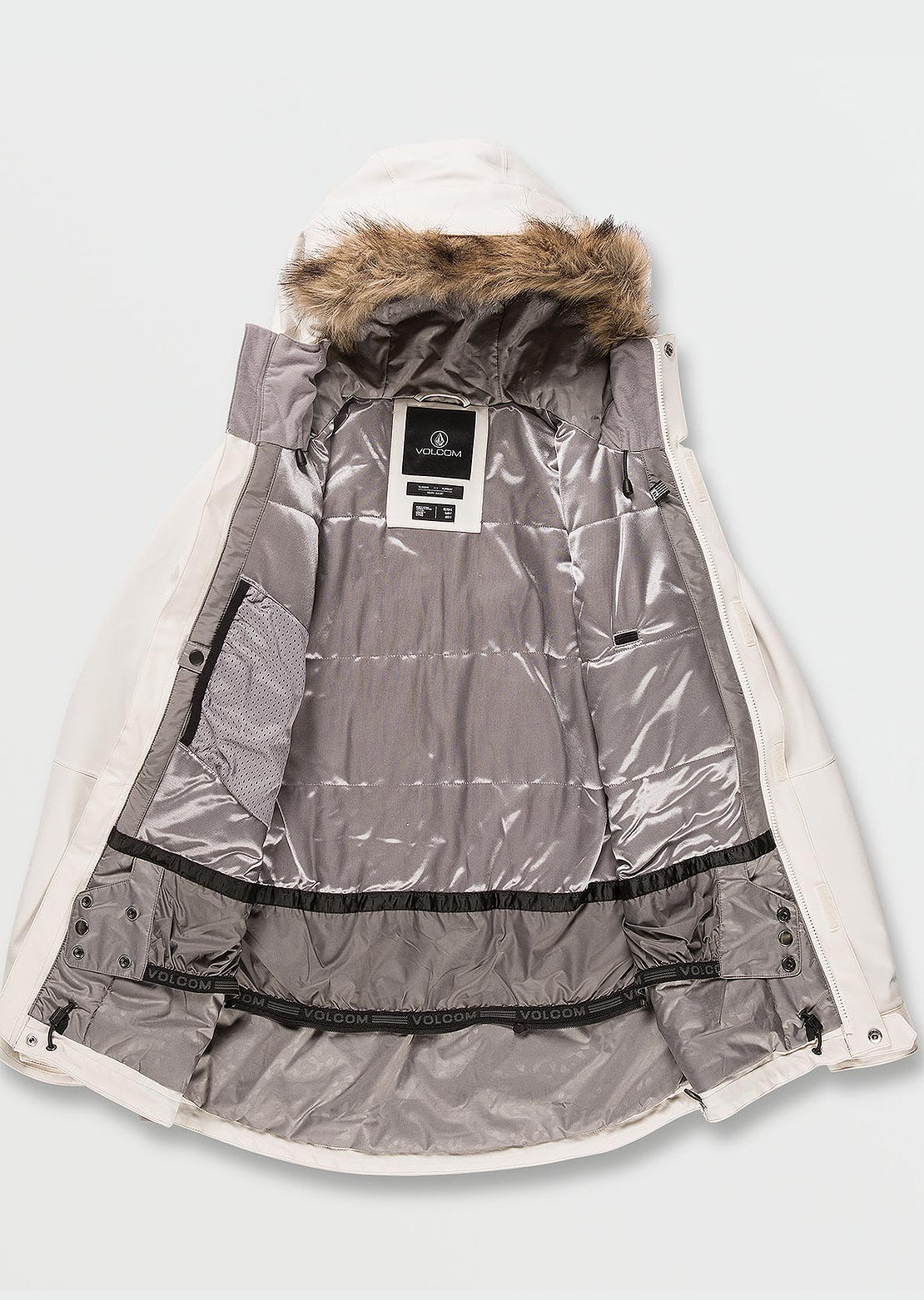 Volcom Women's Shadow Insulated Jacket Off White