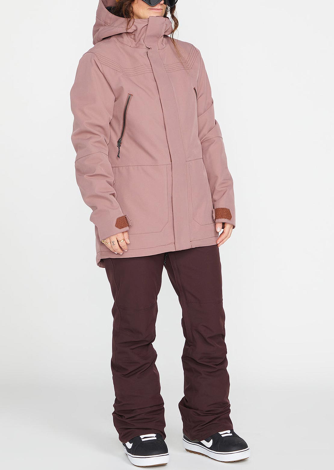 Volcom Women's Shadow Insulated Jacket Rosewood