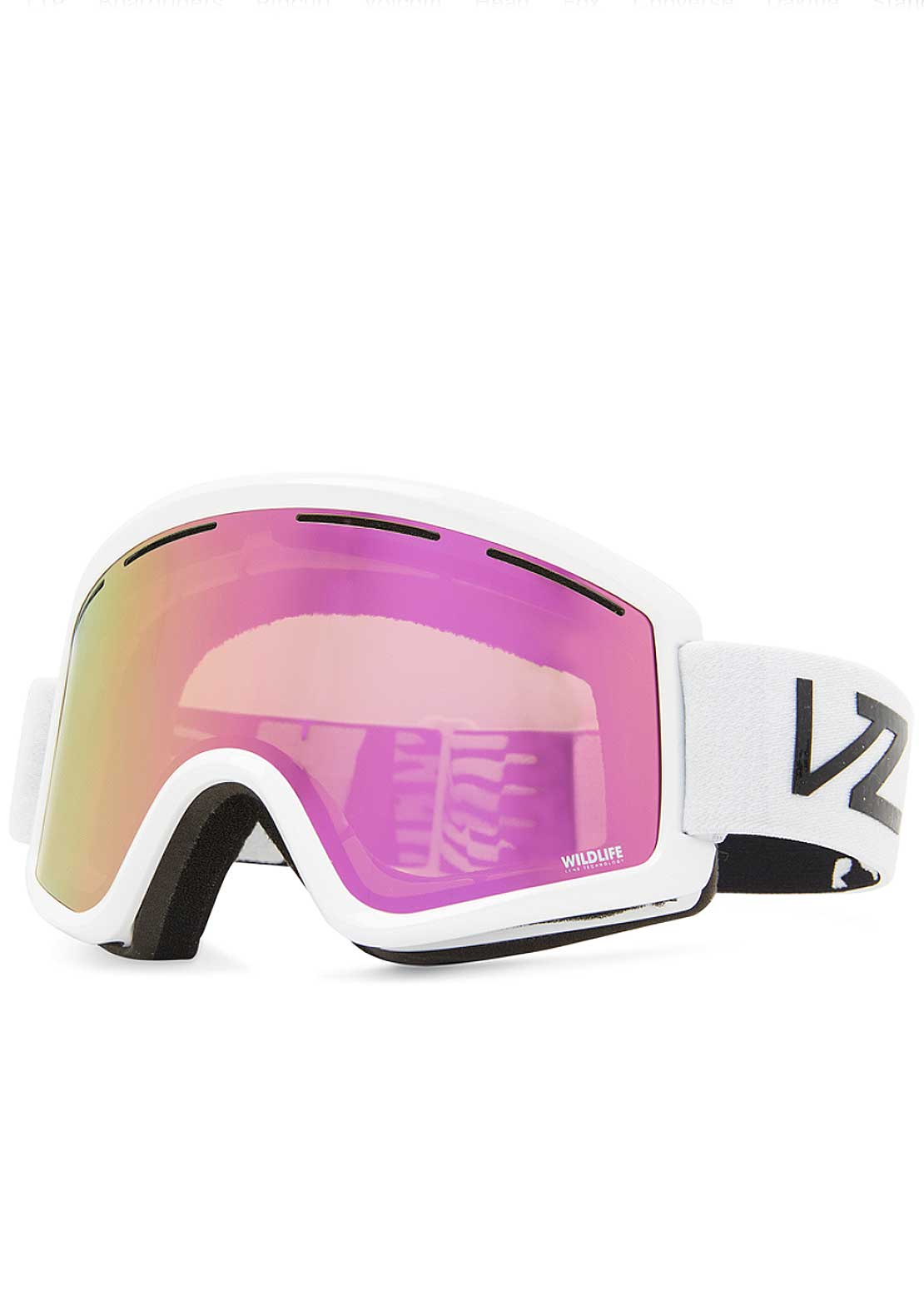 Von Zipper Cleaver Goggle White Gloss/Wildlife Pink Chrome