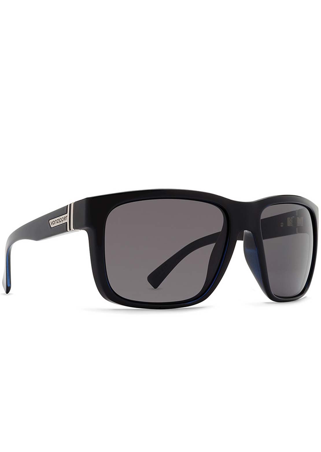 Von Zipper Men&#39;s Maxis Sunglasses Blk Glos/Vintage Gry