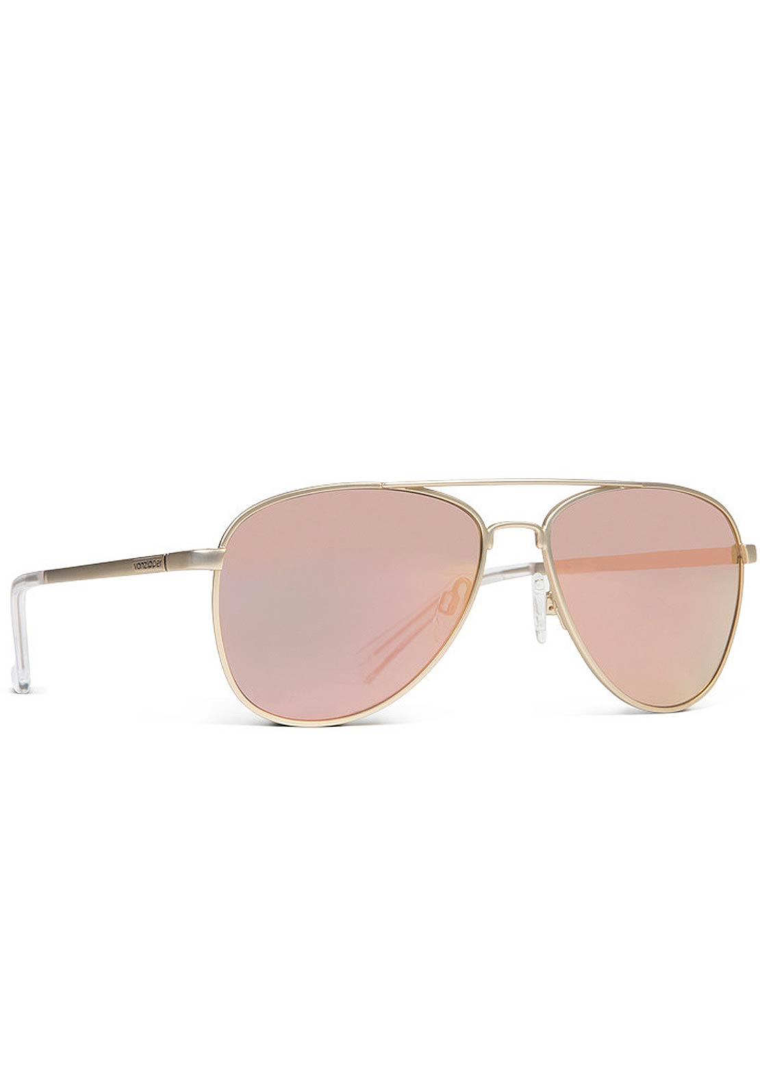 Von Zipper Statey Sunglasses Gold Satin/Rose Gold Chrome