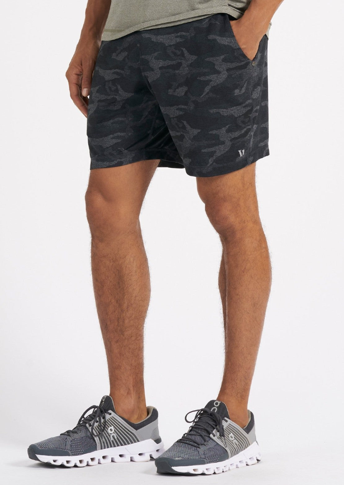 Vuori Men&#39;s Ponto Shorts Black Camo V344