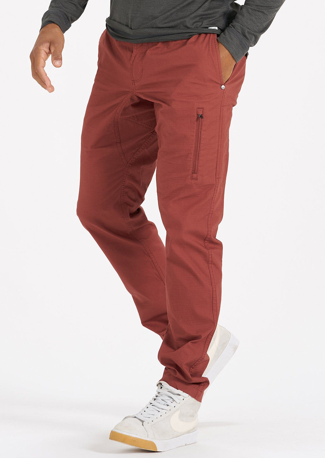 Vuori Men’s Rip-Stop Climber Pants Red Clay