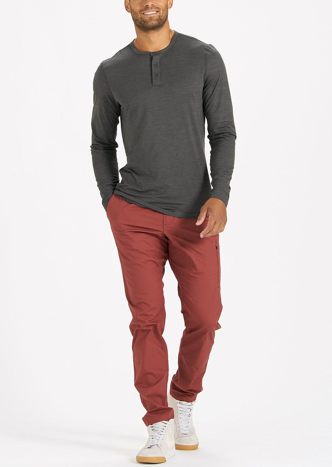 Vuori Men’s Rip-Stop Climber Pants Red Clay