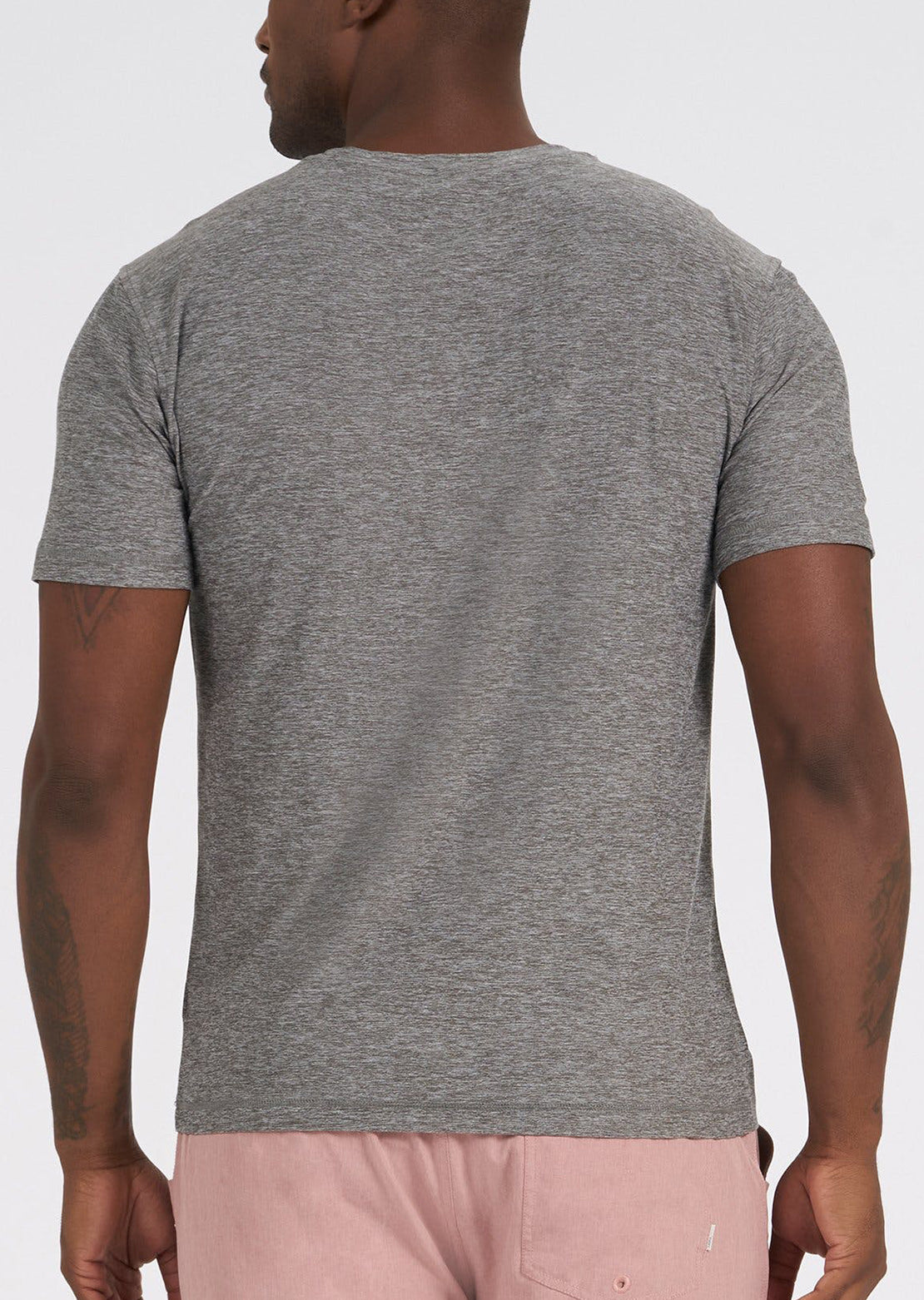Vuori Men’s Strato Tech T-Shirt Heather Grey
