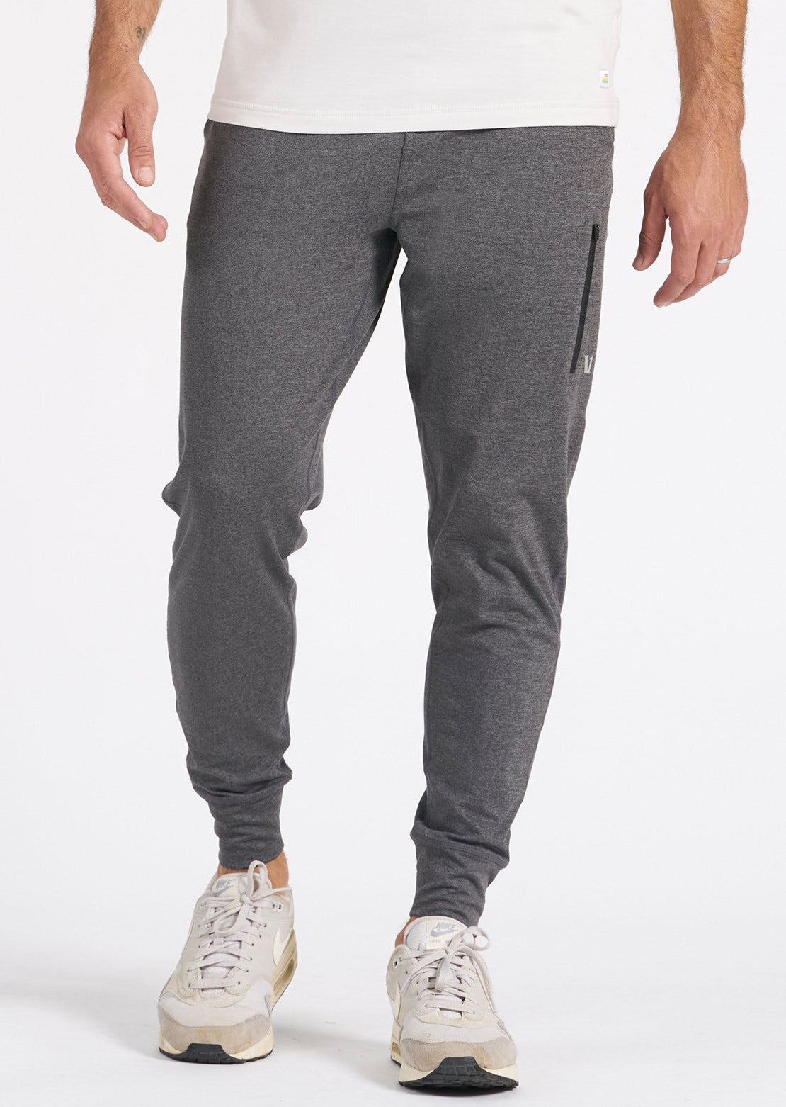 Vuori Men’s Sunday Performance Joggers Charcoal Heather