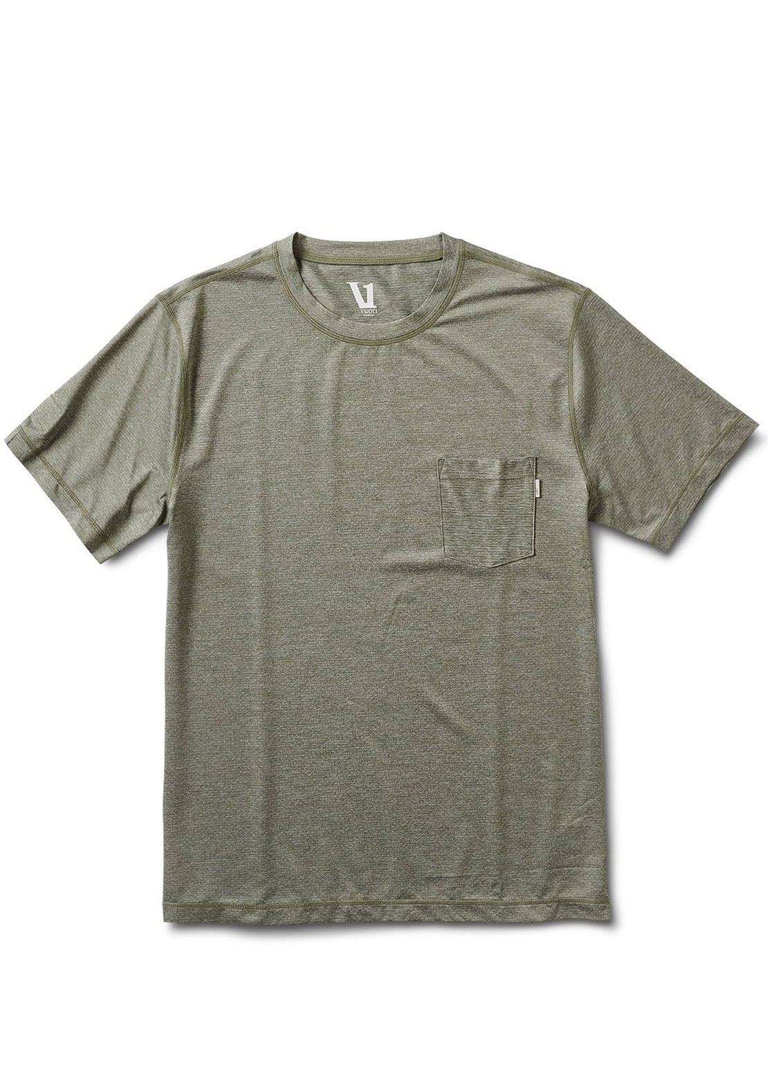 Vuori Men&#39;s Tradewind Performance T-Shirt Army Heather