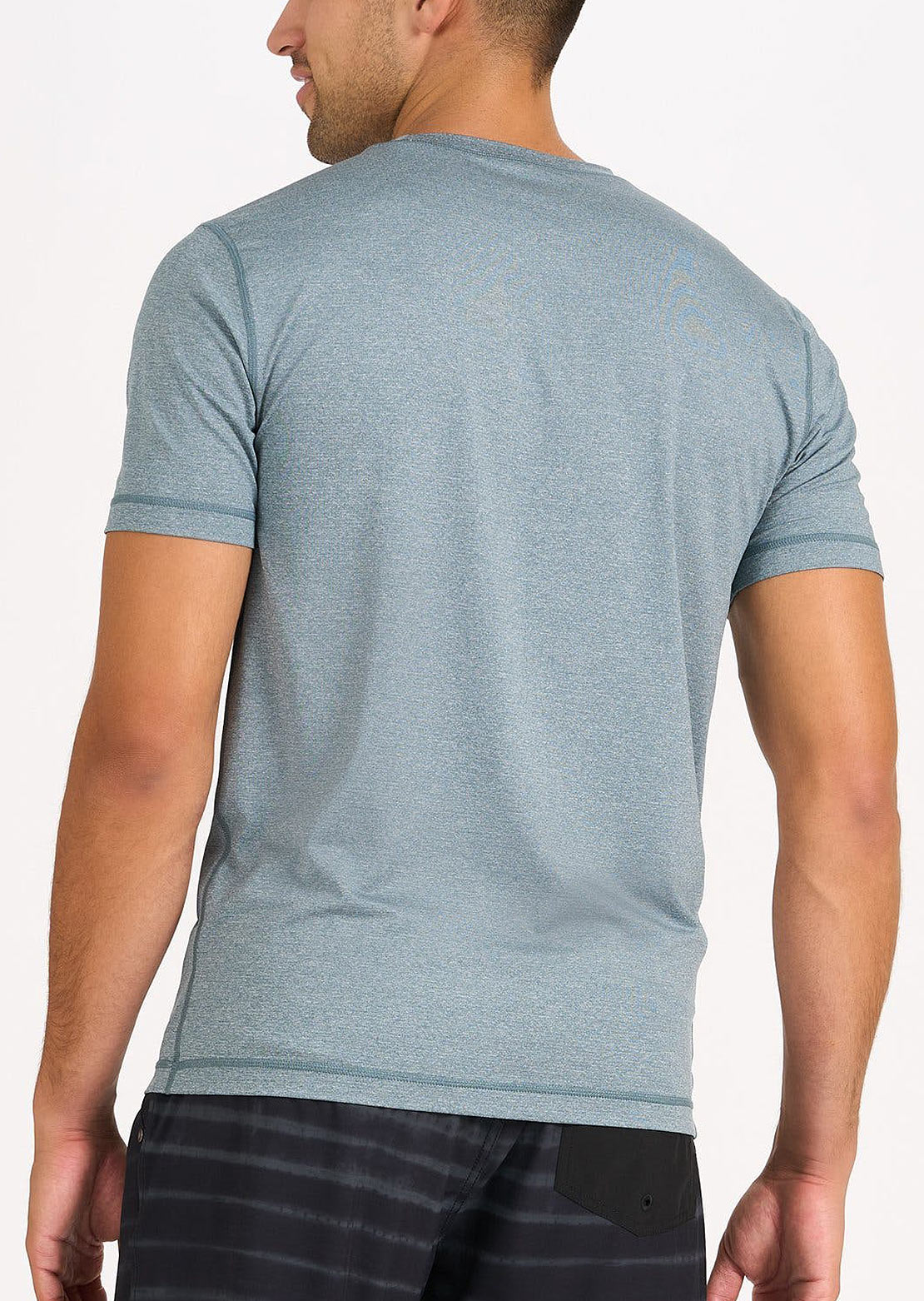 Vuori Men&#39;s Tradewind Performance T-Shirt Steel Blue Heather