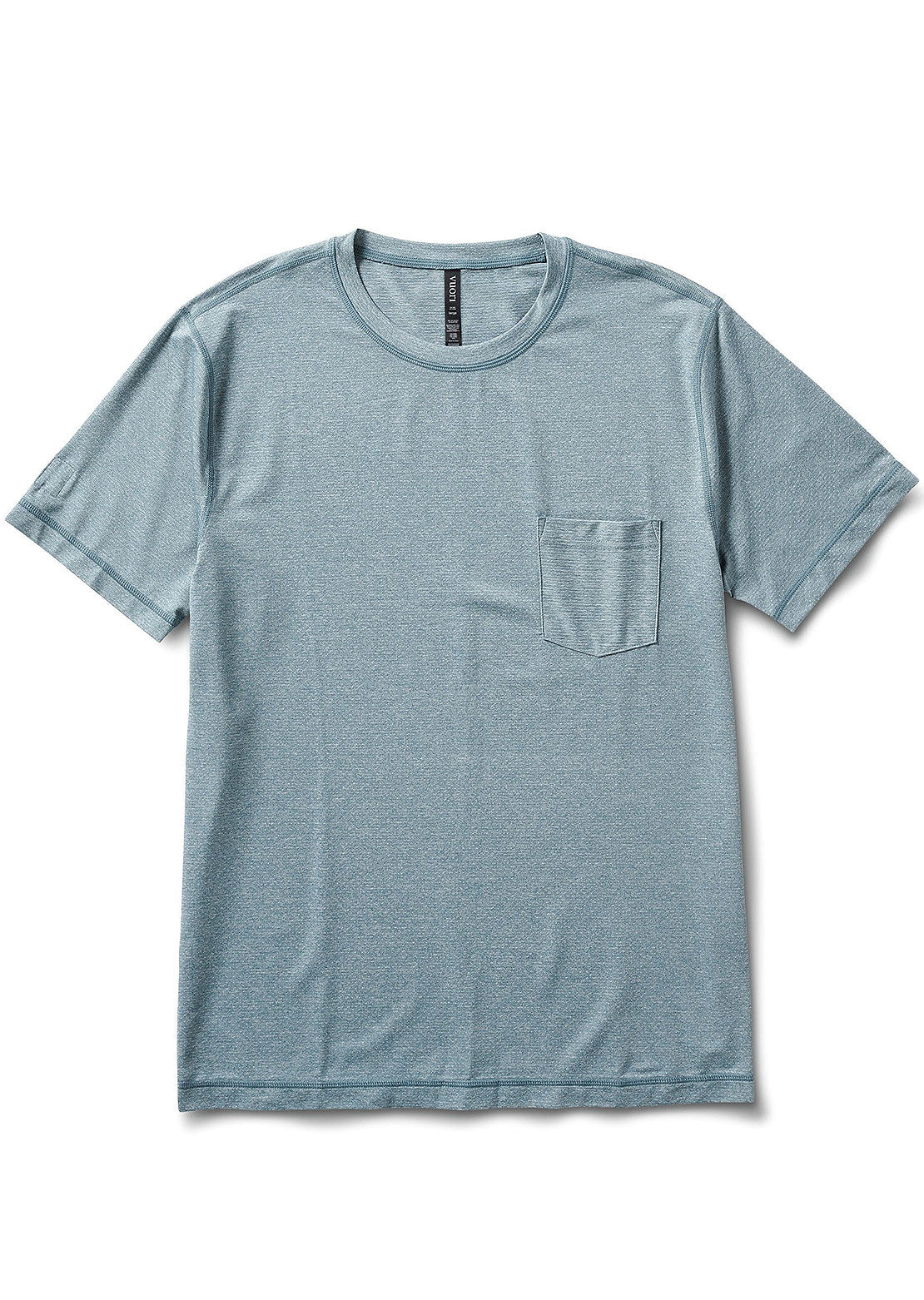 Vuori Men&#39;s Tradewind Performance T-Shirt Steel Blue Heather